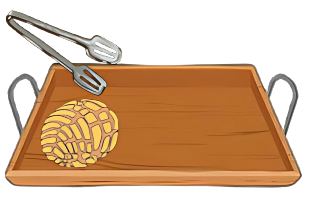 Tray with Tongs